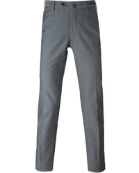 Pantalon chino imprimé gris foncé
