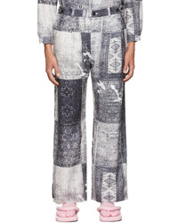 Pantalon chino imprimé gris Children Of The Discordance
