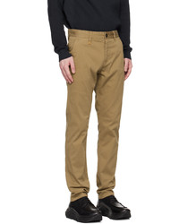 Pantalon chino imprimé marron clair BOSS