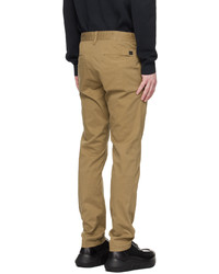 Pantalon chino imprimé marron clair BOSS