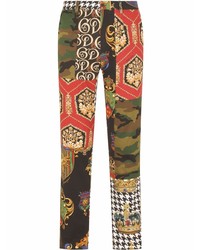 Pantalon chino imprimé multicolore Dolce & Gabbana