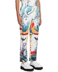 Pantalon chino imprimé multicolore Endless Joy