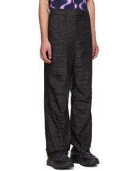 Pantalon chino imprimé noir McQ