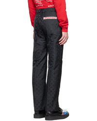 Pantalon chino imprimé noir Charles Jeffrey Loverboy