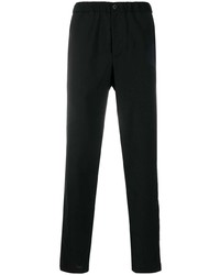 Pantalon chino imprimé noir Emporio Armani