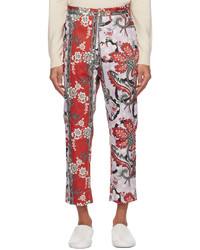 Pantalon chino imprimé rouge Vivienne Westwood