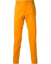 Pantalon chino jaune DSquared