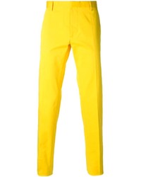 Pantalon chino jaune DSQUARED2