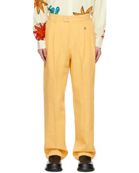 Pantalon chino jaune Jacquemus