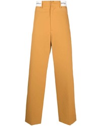 Pantalon chino jaune Palm Angels
