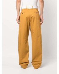 Pantalon chino jaune Palm Angels