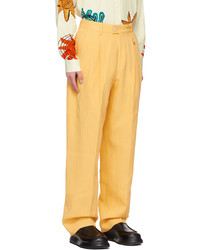 Pantalon chino jaune Jacquemus