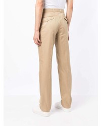 Pantalon chino marron clair Brioni