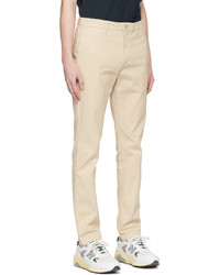 Pantalon chino marron clair Norse Projects