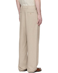 Pantalon chino marron clair Magliano