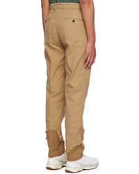 Pantalon chino marron clair Incotex Red x FACETASM