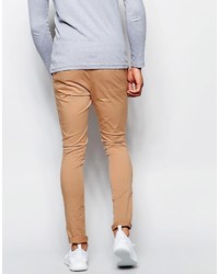 Pantalon chino marron clair Asos