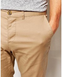 Pantalon chino marron clair Asos