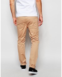 Pantalon chino marron clair Asos