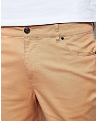 Pantalon chino marron clair Asos