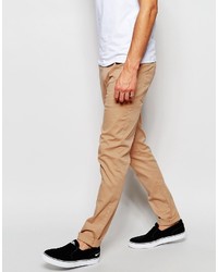 Pantalon chino marron clair Asos