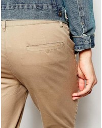 Pantalon chino marron clair Asos