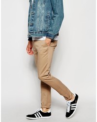 Pantalon chino marron clair Asos