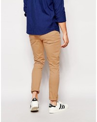 Pantalon chino marron clair Asos