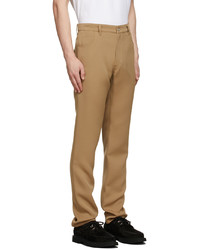 Pantalon chino marron clair Courrèges