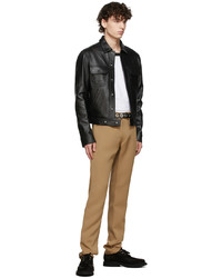 Pantalon chino marron clair Courrèges