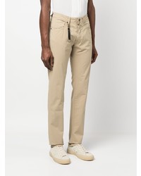 Pantalon chino marron clair Incotex