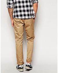 Pantalon chino marron clair Edwin