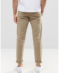 Pantalon chino marron clair Boss Orange