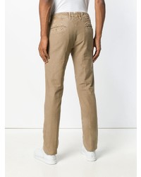 Pantalon chino marron clair Incotex