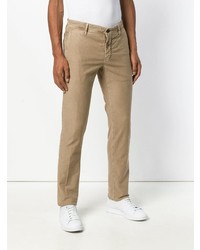 Pantalon chino marron clair Incotex