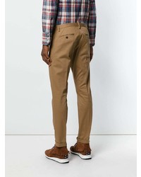 Pantalon chino marron clair DSQUARED2