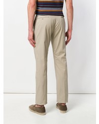 Pantalon chino marron clair Incotex