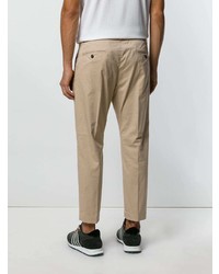 Pantalon chino marron clair DSQUARED2