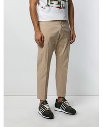 Pantalon chino marron clair DSQUARED2