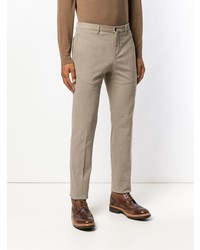 Pantalon chino marron clair Lardini