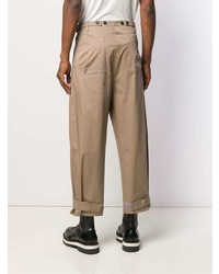 Pantalon chino marron clair Les Hommes