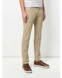 Pantalon chino marron clair Entre Amis