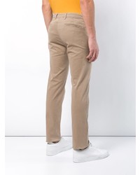 Pantalon chino marron clair Massimo Alba