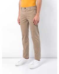 Pantalon chino marron clair Massimo Alba