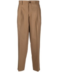 Pantalon chino marron clair Costumein