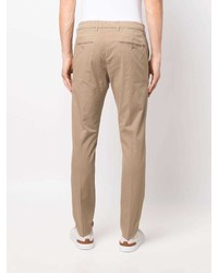 Pantalon chino marron clair Dondup