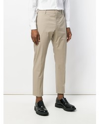 Pantalon chino marron clair Prada