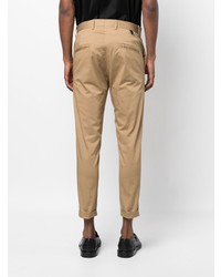 Pantalon chino marron clair Low Brand