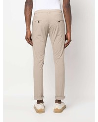 Pantalon chino marron clair Dondup