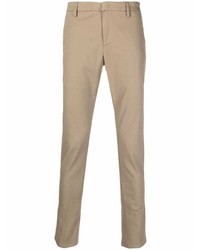 Pantalon chino marron clair Dondup